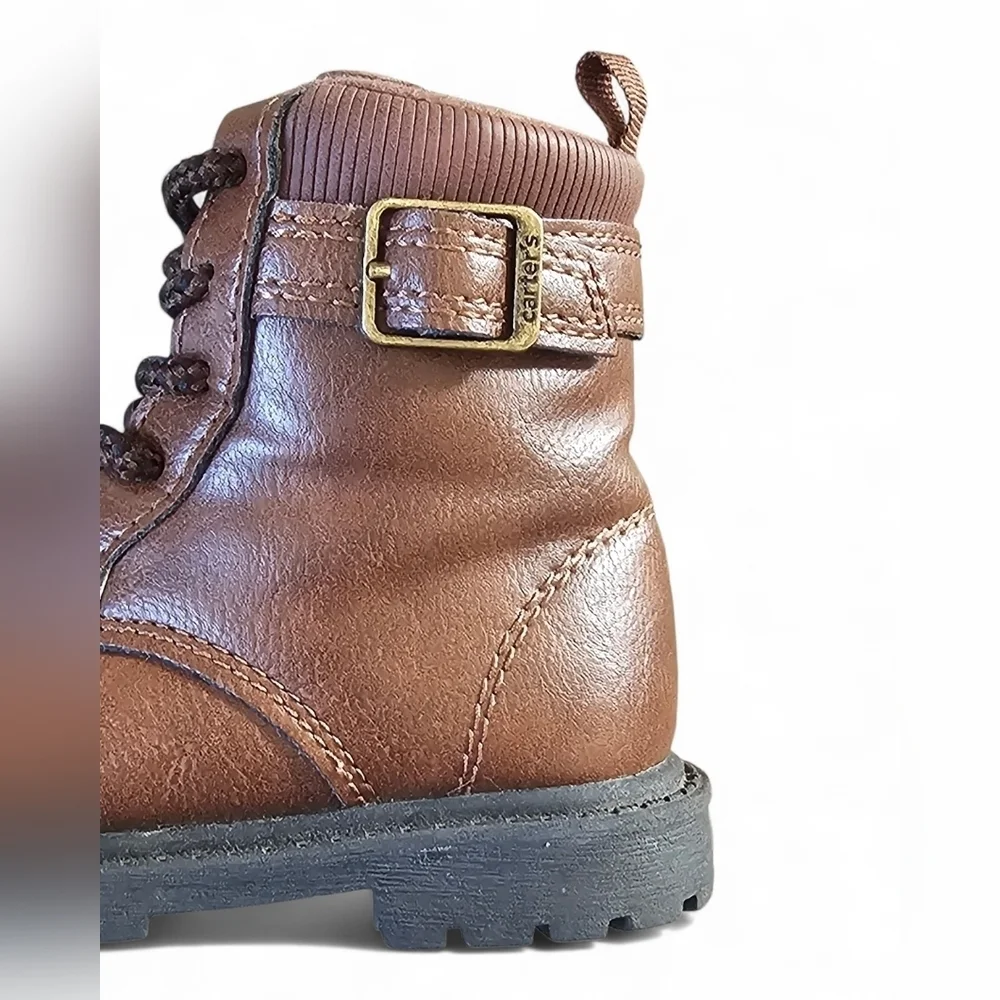 Carter’s Toddler Girls Brown Combat Boots Size 6M